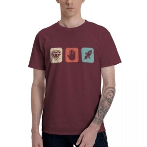 Red Rustic Diamond Hands Shirt