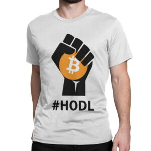 White BTC HODL Shirt